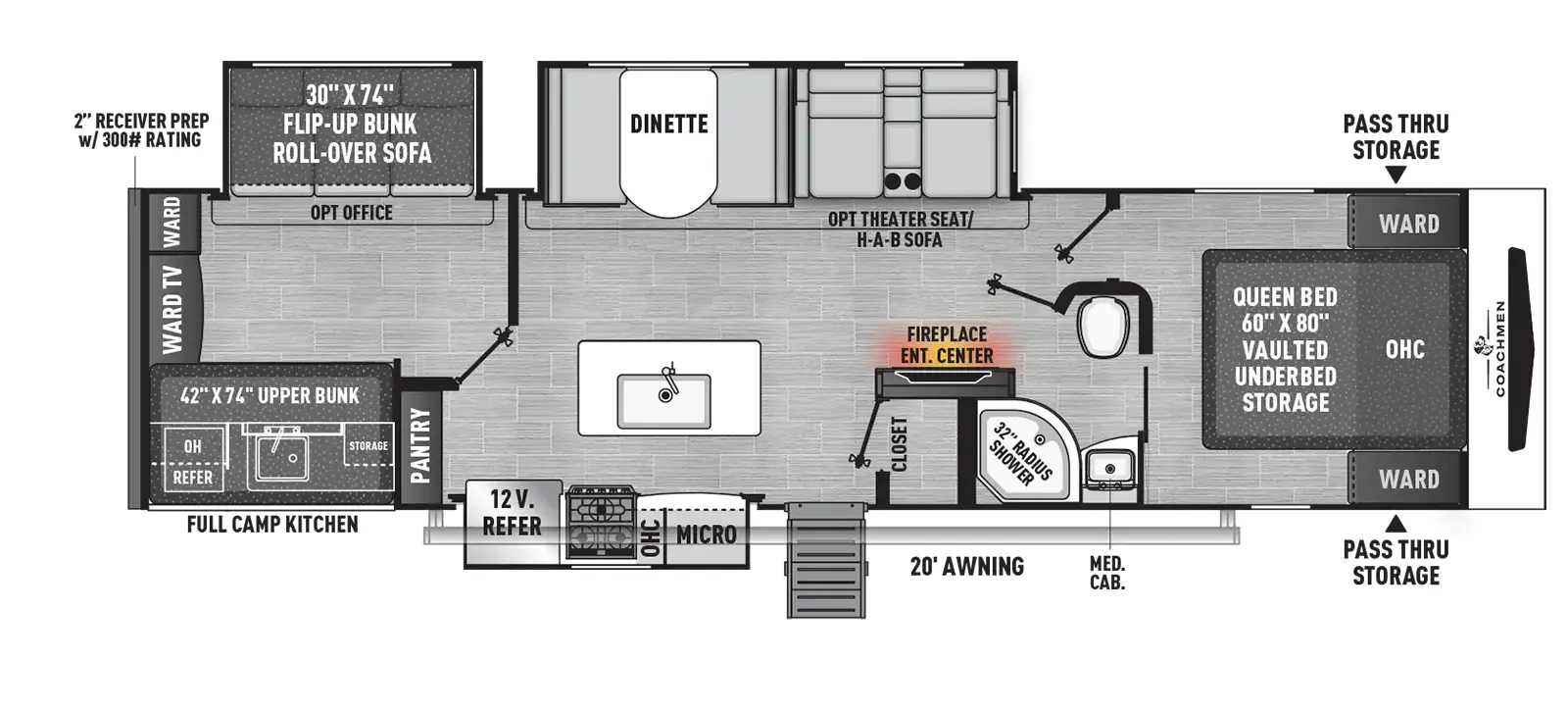 320BHDS Floorplan Image